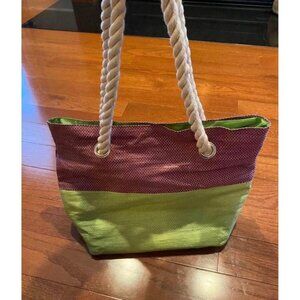 Women’s Small Purple and Green Tote